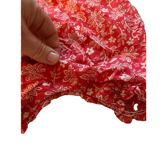 Baby B'Gosh Baby Girl Romper 9M Red White - Picture 5 of 7